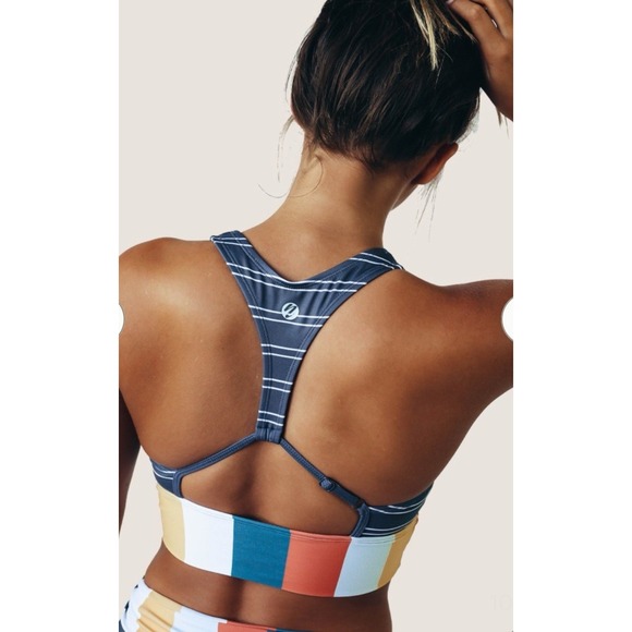 Nani Swimwear Point Break Crop Swimsuit Top XS - Picture 2 of 5